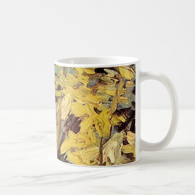 Blühende Akacia Branches Vincent van Gogh. Kaffeetasse (Rechts)