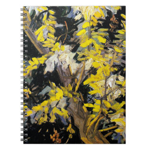 Blühende Akazienzweige (1890) Van Gogh-Spirale Notizblock