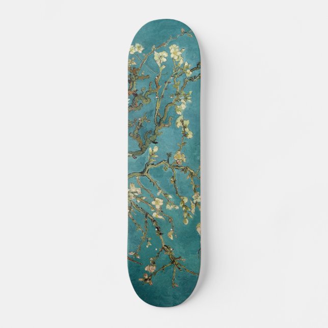 Blühende Almond Tree - Van Gogh Skateboard (Vorderseite)