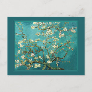 Blühende Almond Tree Vintag Floral Van Gogh Postkarte