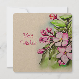 Blühende Apple-Blüten Einladung
