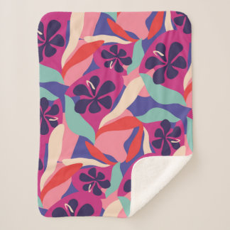 blühende Ästhetik Sherpadecke