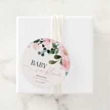 Blühende Babydusche