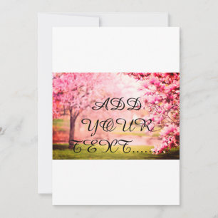 Blühende Bäume Pinkische BLOOmish Save The Date
