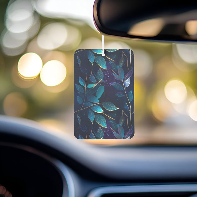 Blühende blaue Blätter Air Freshener Autolufterfrischer (Lovely air freshener for your car!)