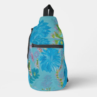 Blühende Bluebells Blumenbeutel Crossbody Bag