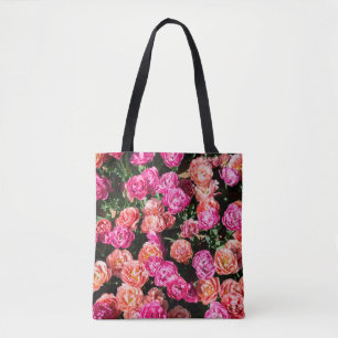 Blühende Blume bilden eine Blumenstruktur Tasche