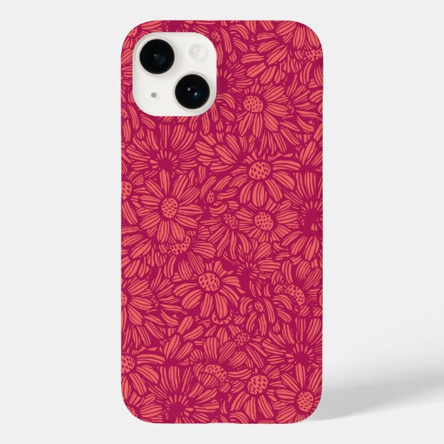 Blühende Blume Case-Mate iPhone 14 Hülle (Rückseite)