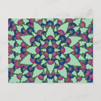 Blühende Blume Postkarte