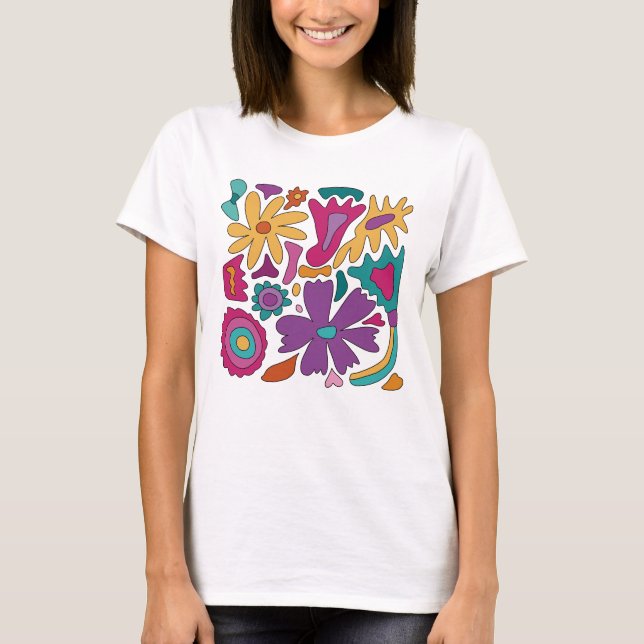 blühende Blume T-Shirt (Vorderseite)