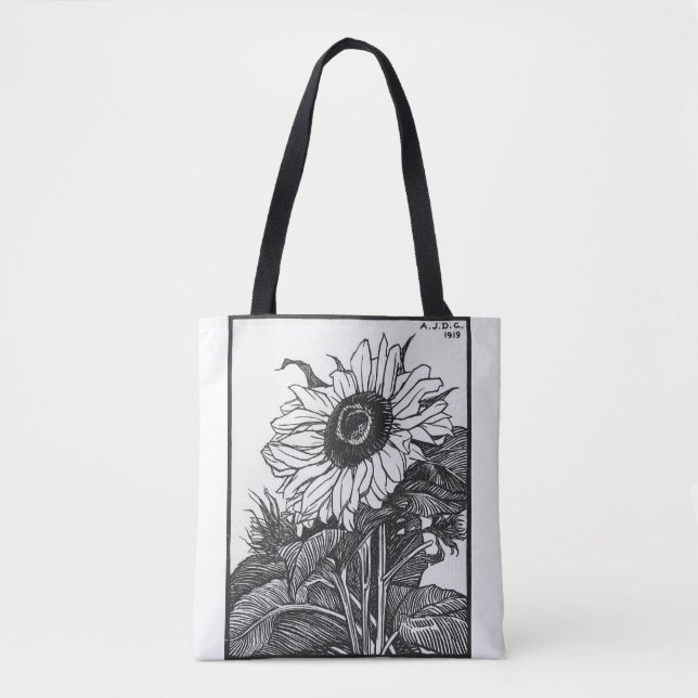 Blühende Blume Tasche (Vorderseite)