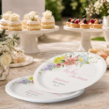 Blühende Blumen Baby Shower