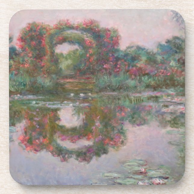 Blühende Bögen, Giverny - Claude Monet - c1913 Getränkeuntersetzer (Vorderseite)