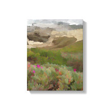 Blühende Eispflanzen durch den Ozean