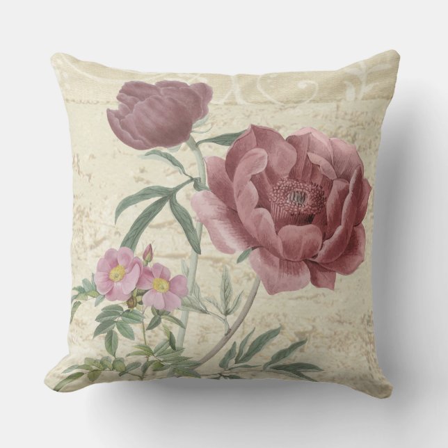 "Blühende Elegance Bläserkissen" Kissen (Vorderseite)