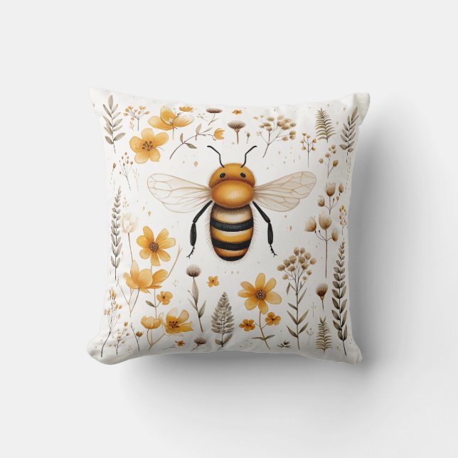 🌼 Blühende Elegance Kissen 🌼 (Vorderseite)