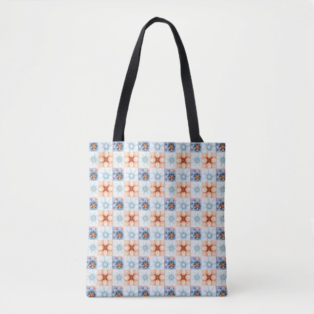 Blühende Eleganz Tasche (Vorderseite)