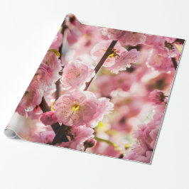 Blühende Erde - rosa Paradise Geschenkpapier