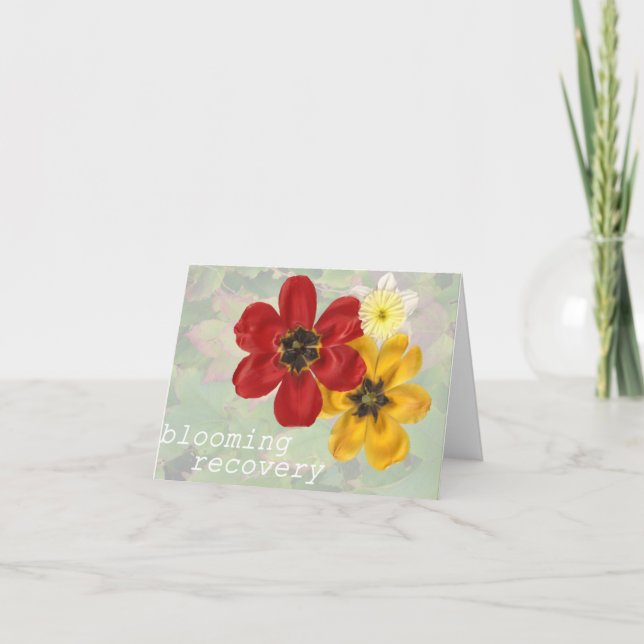 Blühende Erholung 6 Karte (Vorderseite)