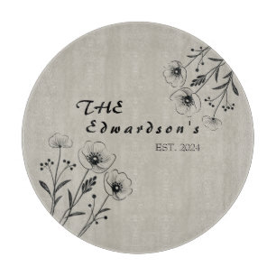 Blühende Erinnerungen Schneiden Schneidebrett