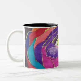 Blühende Exzellenz-Tasse Zweifarbige Tasse