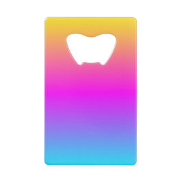 Blühende Farben fröhliche bunte Essentials Geldbeutel Flaschenöffner