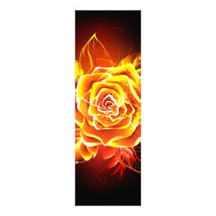 Blühende Feuerrose Fotodruck