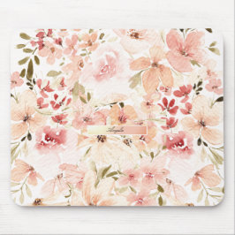 Blühende Frühlingsblumen Mousepad
