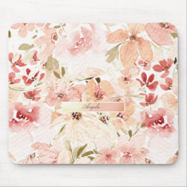 Blühende Frühlingsblumen Mousepad