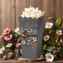 Blühende Gänse: Steampunk Cowboy-Stil