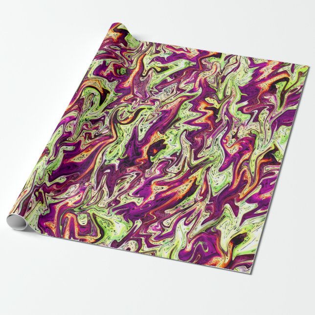 Blühende Herbstfarben.... Geschenkpapier (Ungerollt)
