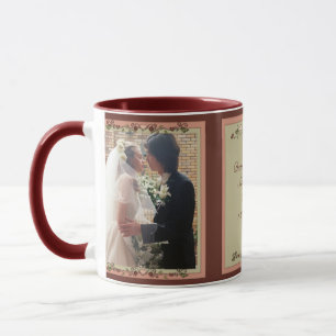 Blühende Herzen Anpassbare Heiratszustände Tasse