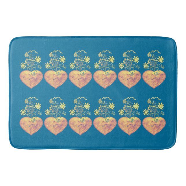 Blühende Hitze Badematte (Vorderseite)