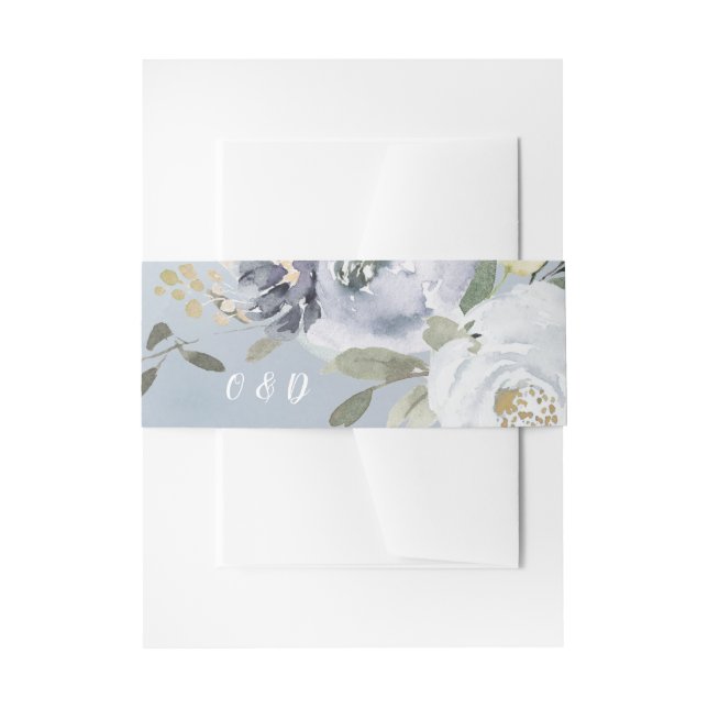 Blühende Hochzeit mit blühenden Blütenblüten Einladungsbanderole (Vorderseite Beispiel)