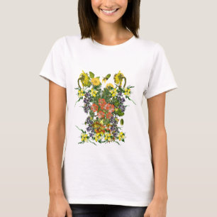 Blühende Illustrationen T-Shirt