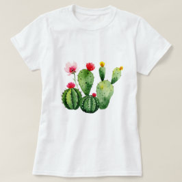 Blühende Kakteen T-Shirt