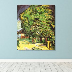Blühende Kastanienbäume von Vincent van Gogh Leinwanddruck
