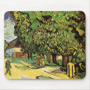 Blühende Kastanienbäume von Vincent van Gogh Mousepad