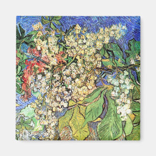 Blühende Kastanienzweige Vincent Van Gogh Magnet