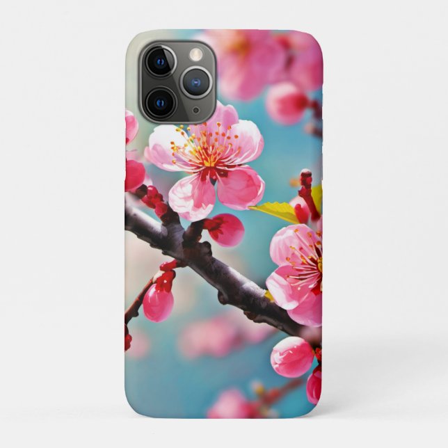 Blühende Kirschblüten im Frühling Case-Mate iPhone Hülle (Rückseite)