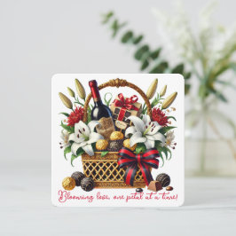 Blühende Liebe - Valentinskarte Dankeskarte