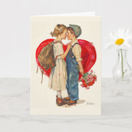 Blühende Liebe Valentinstag Karte