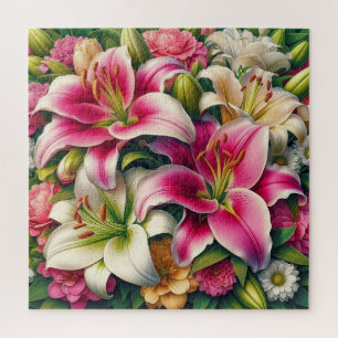 Blühende Lilien