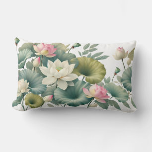 Blühende Lotus Zen Pillow Lendenkissen