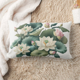 Blühende Lotus Zen Pillow Lendenkissen