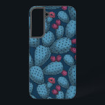Blühende Opuntia Samsung Galaxy Hülle<br><div class="desc">Ich hatte Opuntia-Kakteen in meinem Skizzenbuch gezeichnet,  sie dann neu gezeichnet und in Illustrator gefärbt,  um ein Muster zu machen.</div>