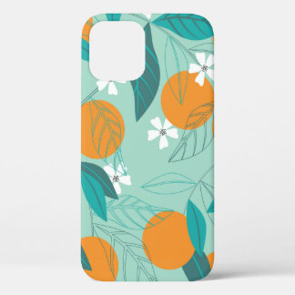 Blühende Orangen in Blätter. Darstellung Case-Mate iPhone Hülle
