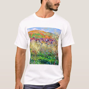 Blühende Pflaumen-Bäume Claude Monets T-Shirt