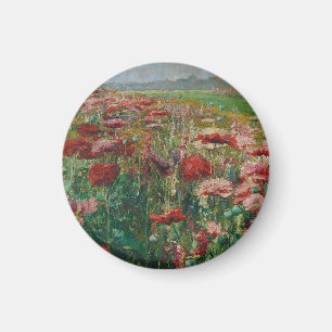 Blühende Poppies - Olga Wisinger-Florian Magnet