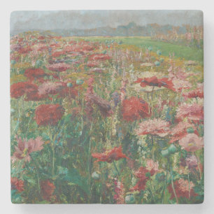 Blühende Poppies - Olga Wisinger-Florian Steinuntersetzer